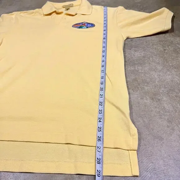Vintage Disney Cast Member Original Polo Shirt CMO Patch Embroidered 90s Sz M